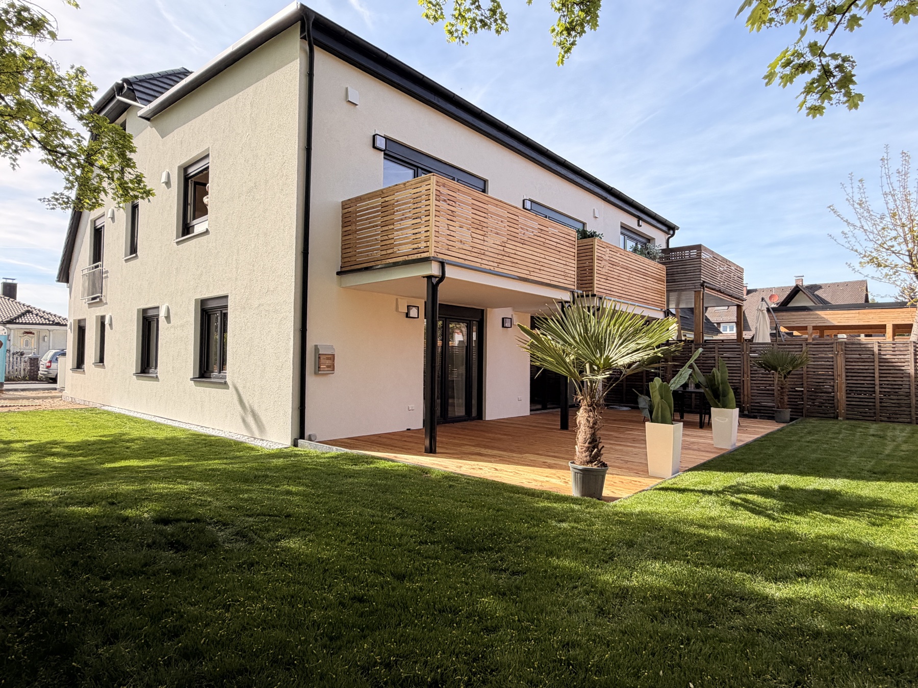 Hausansicht Gartenseite